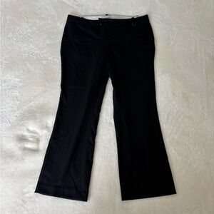 Calvin Klein Black Slightly Flared Leg Dress Pants